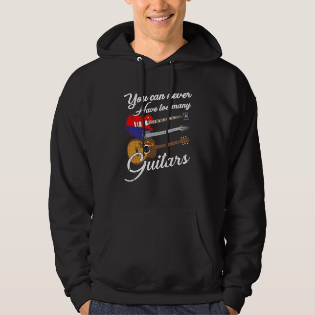 Du kan aldrig ha för många garnitärer hoodie (Framsida)