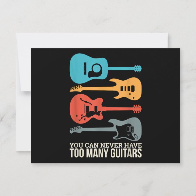 Du kan aldrig ha för många gitarrer (Framsida)