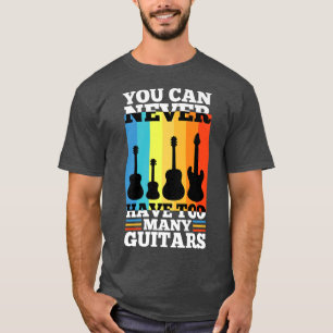 Du kan aldrig ha för många gitarrer1521 t shirt