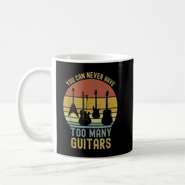 Du kan aldrig ha för många gitarrer 1 kaffemugg (Vänster)