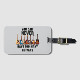 Du kan aldrig ha för många gitarrer bagagebricka