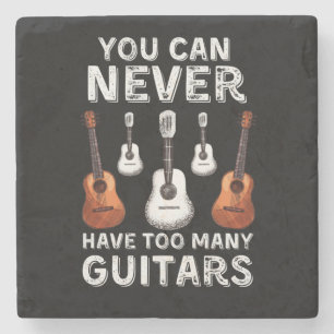 Du kan aldrig ha för många gitarrer stenunderlägg