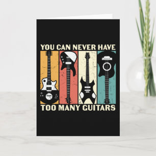 Du kan aldrig ha för många Guitars Kort