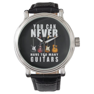 Du kan aldrig ha för många Guitars Music-funktio Armbandsur