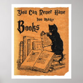 Du kan aldrig ha för många Poster i Bokar Cat Whit