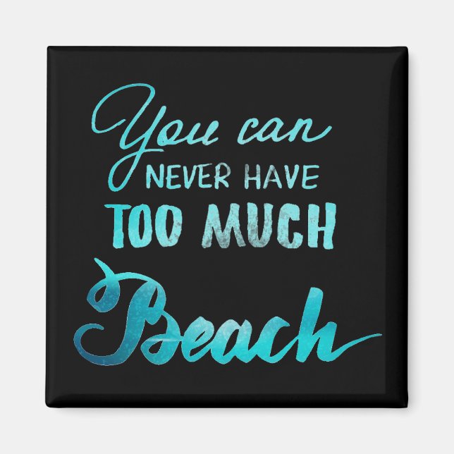 Du kan aldrig ha för mycket bock magnet (Framsidan)