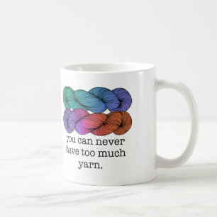 Du kan aldrig ha för mycket roligt handarbete för kaffemugg