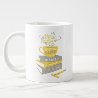 "Du kan aldrig..." - White Jumbo Mugg