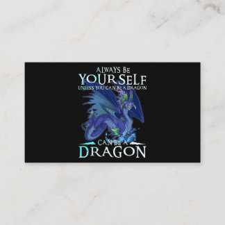Du kan alltid själv vara en draken... visitkort