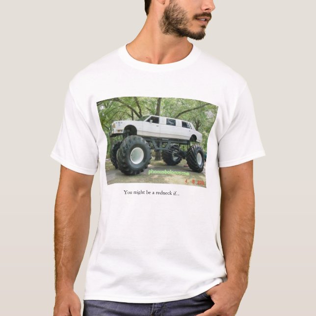 du kan är en redneck om… tee (Framsida)