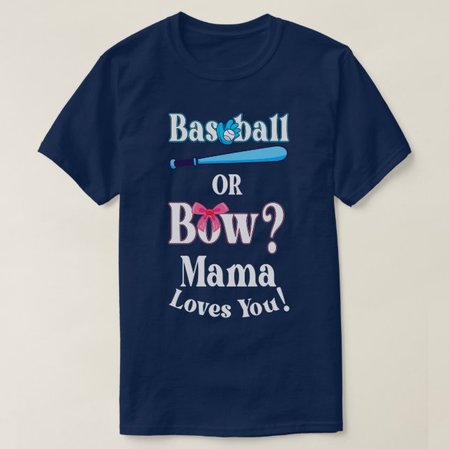 Du kan backa eller bow Mamma Kärlek. T Shirt (Design framsida)