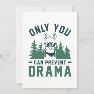 Du kan bara förhindra Drama Tack Kort