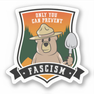 Du kan bara förhindra fascister klistermärken