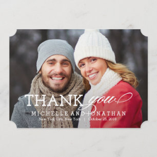 Du kan bara skicka ett tidslöst fototackkort tack kort