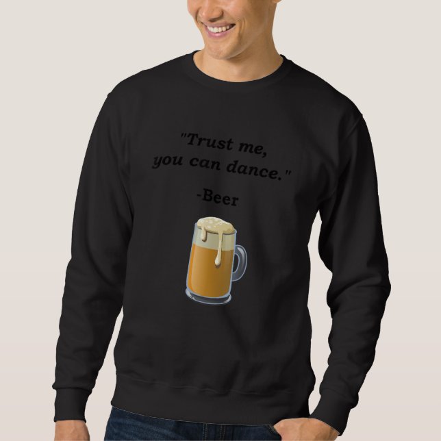 Du kan dansa alkohol Dri Lång Ärmad Tröja (Framsida)