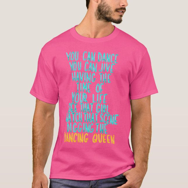 Du kan dansa att du kan Jive T Shirt (Framsida)