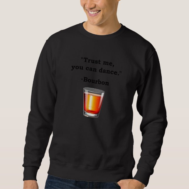 Du kan dansa Bourbon Drink Lång Ärmad Tröja (Framsida)