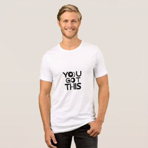 DU KAN DET HÄR – T-Shirt med Motiverande Citat