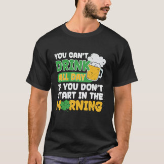 Du kan dricka hela St patricks day lustigt öl T Shirt