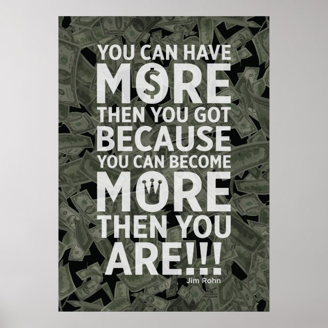 Du kan få mer Har - Attraktion Poster (Framsidan)