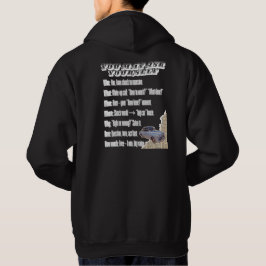Du Kan Fråga Dig Själv Retro 5W2H Livsfråga Hoodie