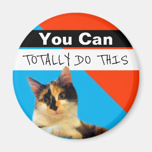 Du kan göra den här kittblåa Orangen helt Magnet