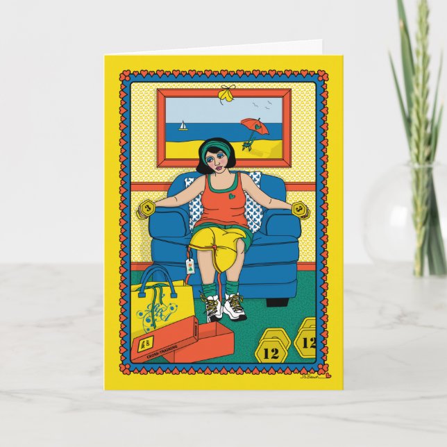 Du kan göra det_b_Greeting Card Kort (Framsida)