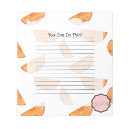 Du kan göra det här, Anpassadets Orange Anteckningsblock