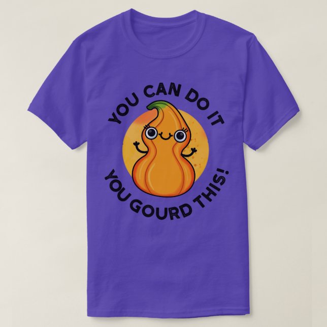 Du kan göra det här Cute Veggie Pun 1 T Shirt (Design framsida)