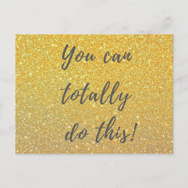 Du kan göra det här! inspirerande vykort (Framsida)