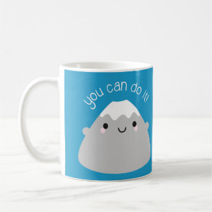 Du kan göra det! Kawaii Mt Fuji Kaffemugg