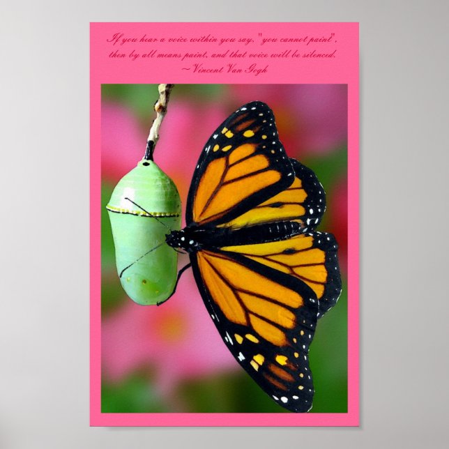 Du kan göra det med Monarch Butterfly Poster (Framsidan)