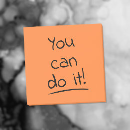Du kan göra det Motiverande positivt Post-it Block