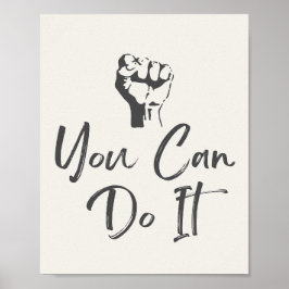 Du kan göra det, motiveringscitat poster