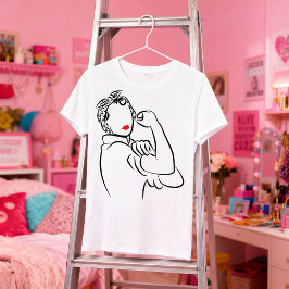 Du kan göra det - Snyggt Rosie Riveter T Shirt