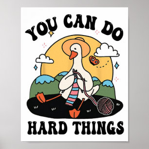 Du kan göra en hård testdag i Sak Poster