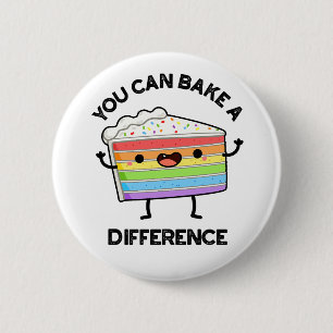Du kan göra en skillnad på Cake Pun Knapp