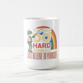Du kan göra hårt Sak, skolutskrivbar, lärare Kaffemugg