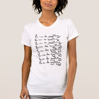 DU KAN GÖRA NÅGONTING! inspirerande citat T Shirt