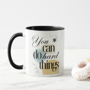 Du kan göra sak-inspiration mugg