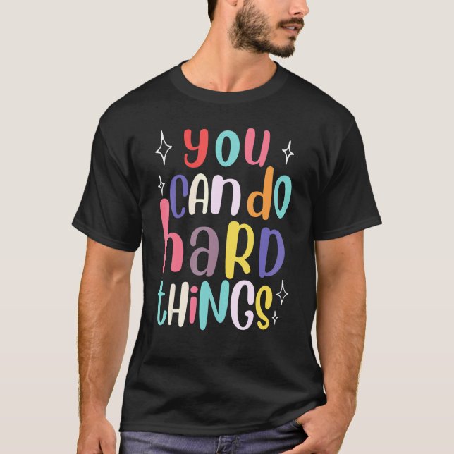Du kan göra Sak Lärare Back to school T Shirt (Framsida)