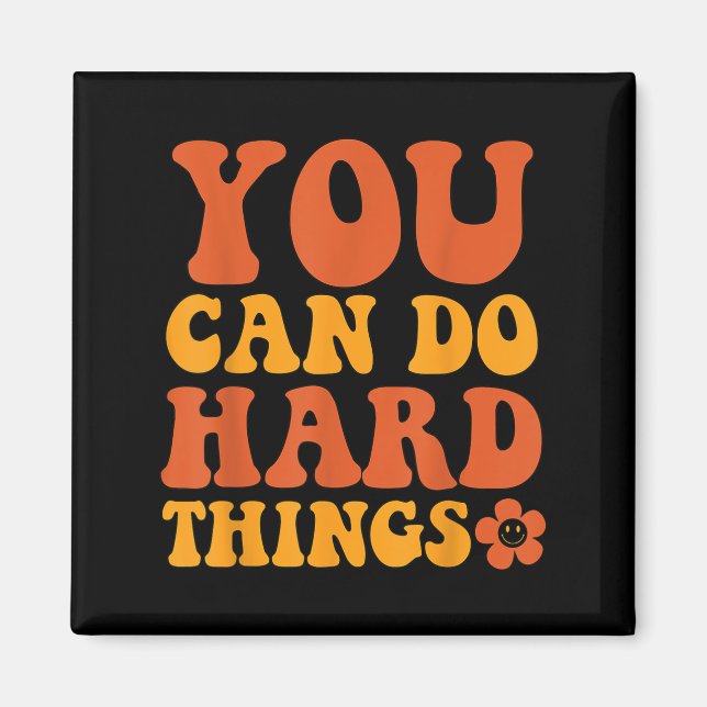 Du kan göra Sak Motivational Graphic Magnet (Framsidan)