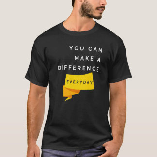 Du kan göra skillnad mellan dagliga offerter t shirt