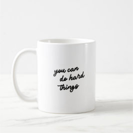 Du kan göra typografi av Sak hårdare Kaffemugg