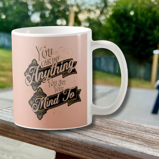 Du kan göra vad som helst med Terracotta Rosa Kaffemugg