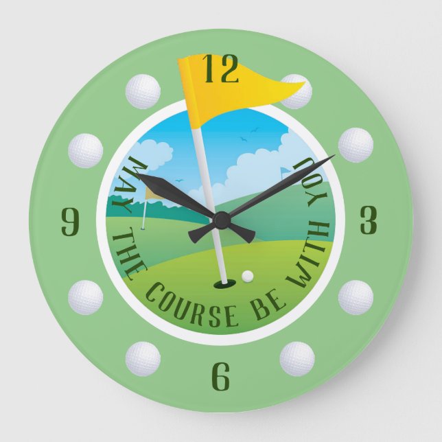 Du kan ha en akrylväggsklocka stor klocka (Framsida)