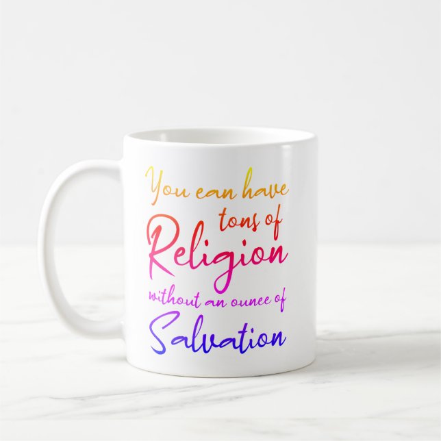 Du kan ha tonvis med religiös helgon kaffemugg (Vänster)