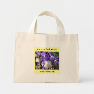 Du kan hitta Mamma i Trädgården! Totebag Geschenk Mini Tygkasse