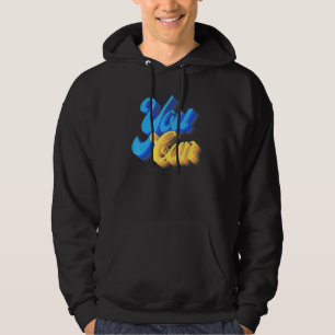 Du kan inspirera till att citera positivt tal hoodie