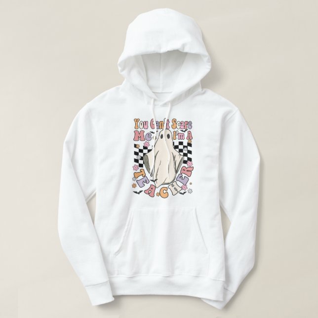 Du kan inte ärva mig att han är lärare hoodie (Design framsida)